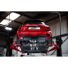 TunR Non-resonated cat-back system with valve Cooper S F56 | Non-GPF Model Only Ascari