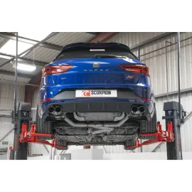 Non-resonated gpf-back system Leon Cupra ST 300 4Drive Daytona (quad)