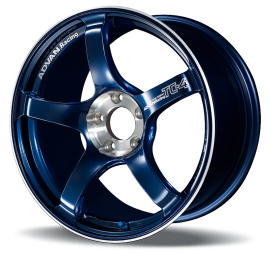 ADVAN Wheels TC-4 SE Racing Indigo Blue & Diamond Cut