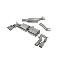 Resonated cat/gpf-back system without valves S3 3-Door/Sportback 8V Daytona