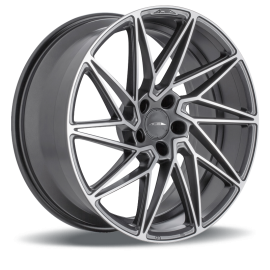 ACE Wheels Driven - left Matt Grey Metallic/Face Polished C