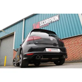 Resonated cat-back system with no valves Golf MK7 R Daytona