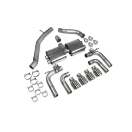 Non-resonated cat/gpf-back system with valves S3 Saloon 8V Daytona