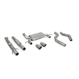 Resonated cat-back system Corsa E VXR Daytona (twin)