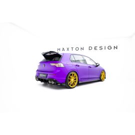 Hinten Splitter (mit einem vertikalem balken) V.1 Volkswagen Golf 8 R Facelift