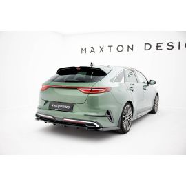 Hinten Splitter (mit einem vertikalem balken) Kia ProCeed GT-Line Mk1 Facelift