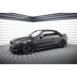 Street Pro Seitenschweller Diffusor + Flaps Audi A5 / A5 S-Line / S5 / RS5 Coupe / Cabrio 8T / 8T Facelift