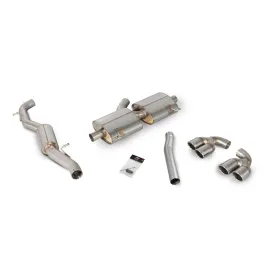 Resonated cat-back system without valves S1 2.0 TFSi Quattro Monaco
