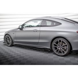 Street Pro Seitenschweller Diffusor + Flaps Mercedes-AMG C43 Coupe / Cabrio C205Facelift / A205 Facelift