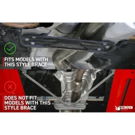 Exhaust Tunnel Brace M135i / M140i (F20/21) | M235i / M240i (F22/23) | 330d / 335d / 335i / 340i (F30/31) | 430d / 435d / 435i / 440i (F32/33/36)