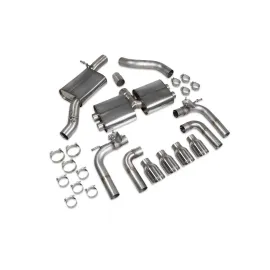 Resonated cat/gpf-back system with valves S3 Saloon 8V Daytona