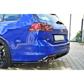 Hinten Splitter Volkswagen Golf 7 R Variant ( ohne einen vertikalen Balken)
