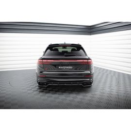 Hinten Splitter (mit einem vertikalem balken) V.1 Audi SQ8 / Q8 S-Line Mk1 Facelift