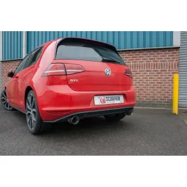 Non-resonated cat-back system Golf MK7 Gti Daytona