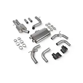 Resonated cat-back system with valves RS3 8V Pre-Facelift Ascari EVO