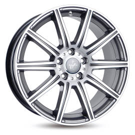 Keskin Wheels KT16 Palladium Front Polish