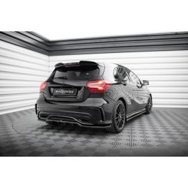 Hinten Splitter (mit einem vertikalem balken) Mercedes-Benz A AMG-Line W176 Facelif