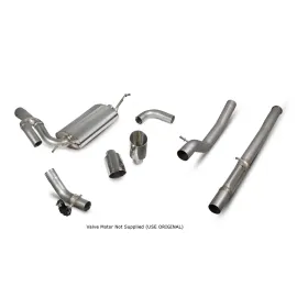 Cat-back system with electronic valve Focus MK3 RS Non GPF Model Only Indy