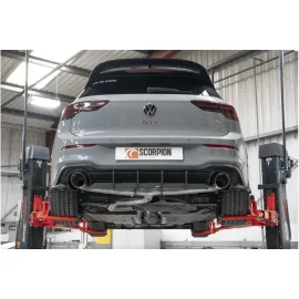 Non-resonated Predator GPF-back system Golf MK8 / MK 8.5 GTi Clubsport Daytona