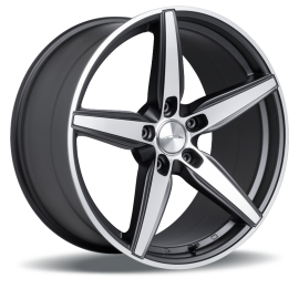 ACE Wheels Planet Matt Black/Face Matt Polished DC