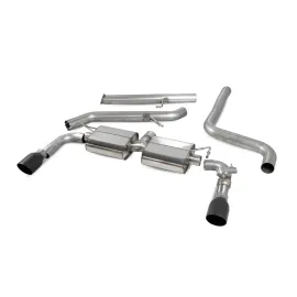 Non-resonated cat-back with electronic valve i30N Performance Non GPF Model Only Daytona Ceramic