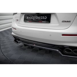 Hinten Splitter (mit einem vertikalem balken) Maserati Ghibli Mk3 Facelift