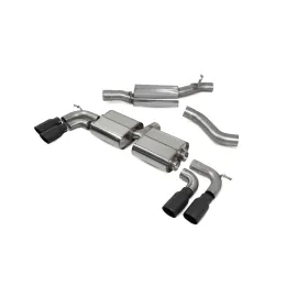 Resonated cat/gpf-back system without valves S3 3-Door/Sportback 8V Daytona Ceramic