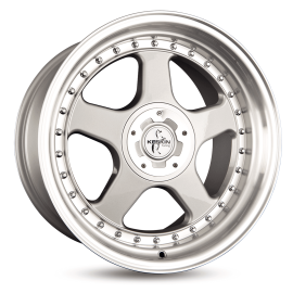 Keskin Wheels KT1 Silver Lip Polish