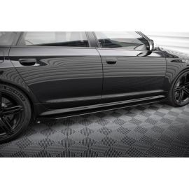 Street Pro Seitenschweller Diffusor + Flaps Audi A6 / S6 / RS6 Avant C6