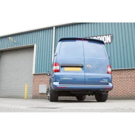 Non-resonated cat/DPF-back system Transporter T5 2.5TDi (03-09) / T5 2.0 (10-15) / T5 & T6 2.0 BiTDi (15-ON) SWB/LWD 2WD Daytona (twin)