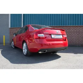 Non-resonated cat-back system Octavia vRS 2.0 TFSi OE Fitment