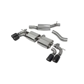 Resonated cat/gpf-back system with valves S3 3-Door/Sportback 8V Ascari