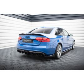 Heckansatz Audi A4 S-Line Sedan / Avant B8 (Version mit Einzel-Auspuffendrohren beidseitig)