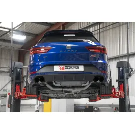 Resonated gpf-back system Leon Cupra ST 300 4Drive Daytona (quad) Ceramic