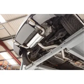 Non-res cat-back system with electronic valves TT MK3 2.0 TFSi Quattro Coupe Non GPF Model Only Daytona