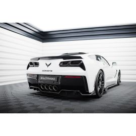 Zentrale Hinten Splitter (mit einem vertikalem balken) Chevrolet Corvette C7
