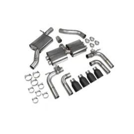 Resonated cat/gpf-back system with valves S3 Saloon 8V Daytona Ceramic