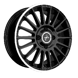 Keskin Wheels KT15 Black Lip Polish