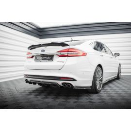 Hinten Splitter (mit einem vertikalem balken) Ford Mondeo Sport Mk5 Facelift / Fusion Sport Mk2 Facelift