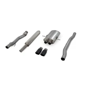Resonated cat-back system Cooper S R56 / R57 / R58 / R59 Monaco (twin) Ceramic