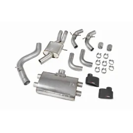 Resonated cat/gpf-back system with valves RS3 Saloon 8V (GPF and Non- GPF models) Ascari EVO