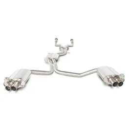 Resonated cat-back system inc active exhaust valve RS4 B8 4.2 FSI Quattro Avant/RS5 4.2 V8 Coupe OE Fitment