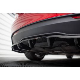 Hinten Splitter (mit einem vertikalem balken) V.2 Tesla Model 3 Project Highland(Facelift)