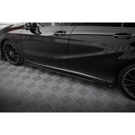 Street Pro Seitenschweller Diffusor + Flaps Mercedes-Benz A AMG-Line W176 Facelift