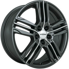 Ronal Wheels R57 Mattschwarz Frontkopiert