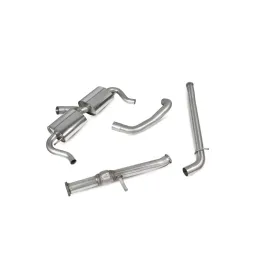 Non-resonated cat-back system Clio MK4 RS 200 EDC / 220 Trophy OE Fitment