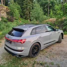 Hinten Splitter (mit einem vertikalem balken) Audi e-Tron S-Line