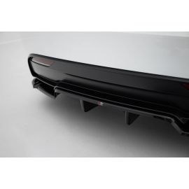 Hinten Splitter (mit einem vertikalem balken) V.2 Tesla Model 3 Performance Mk1 Facelift