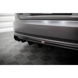 Heckansatz Audi A4 / S4 / RS4 S-Line B9 (Version mit einseitigem DoppelAuspuffendrohr)