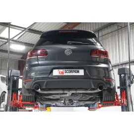Non-resonated Predator Cat-back System Golf Mk6 Gti 2.0 Tsi & Edition 35 Daytona